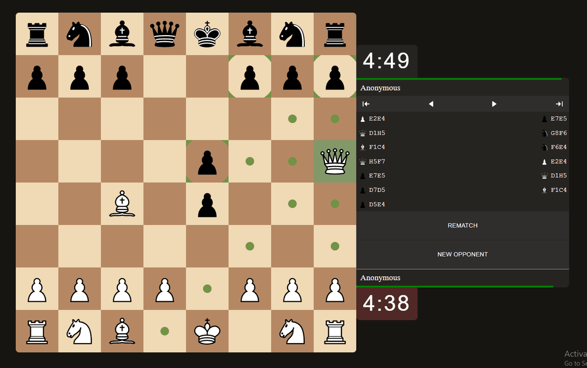 chess game Demo