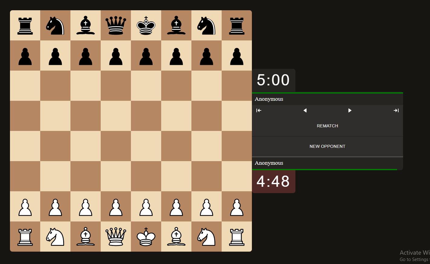 chess game Demo