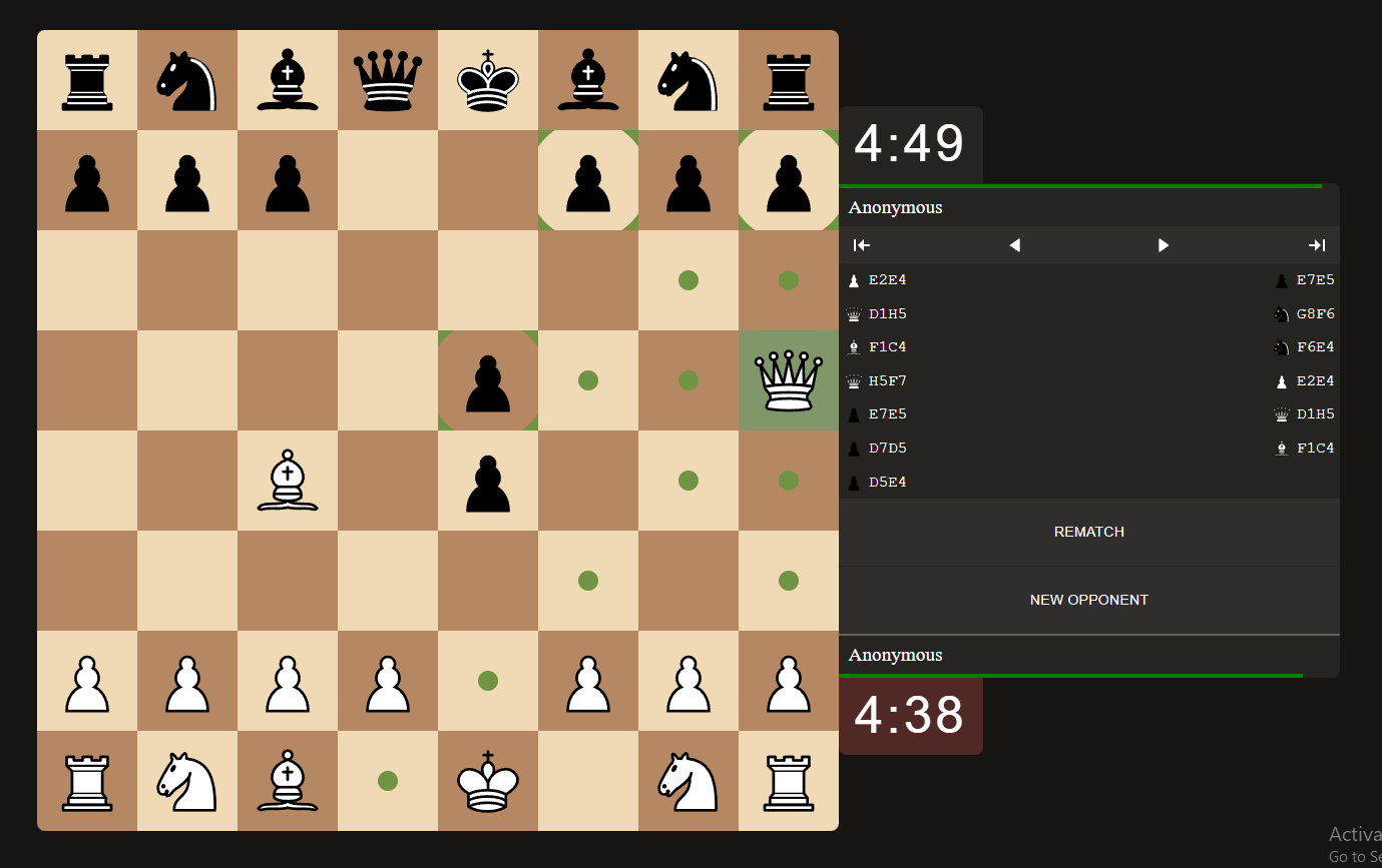 chess game Demo