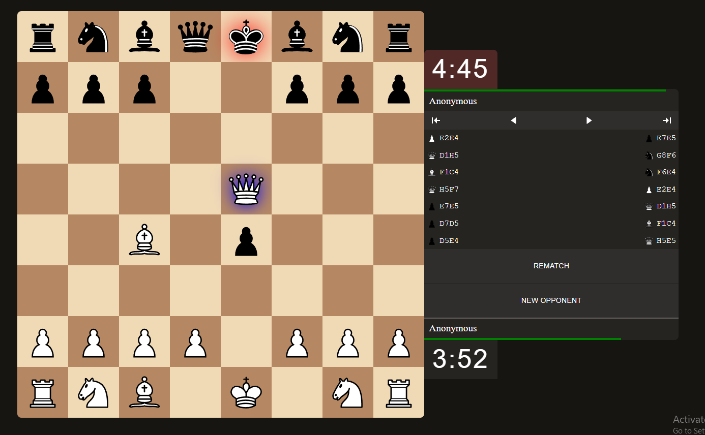 chess game Demo